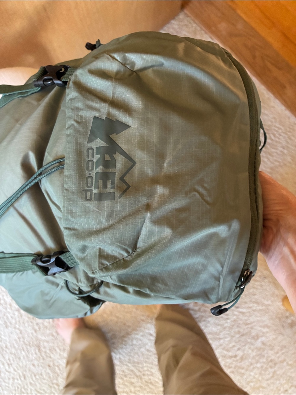 REI Flash 22 Daypack in Olive - Picture 4 of 5